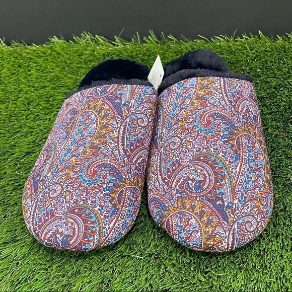 J. Crew Paisley Scuff Slippers NWT - Picture 6 of 8